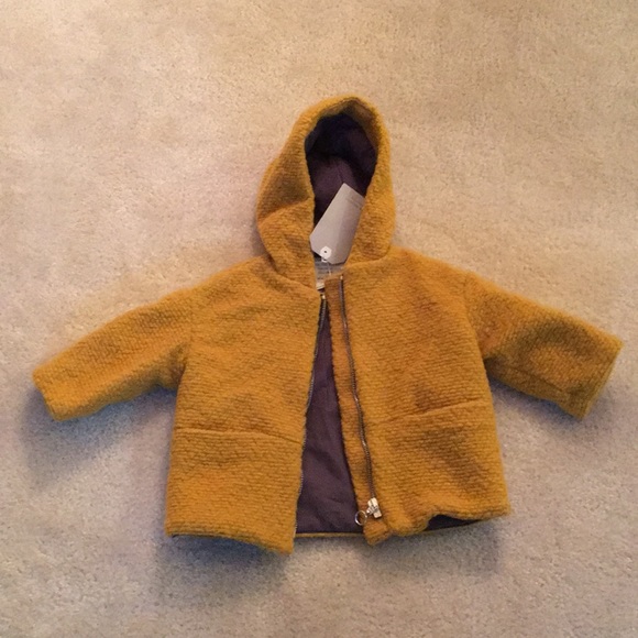 baby mustard coat